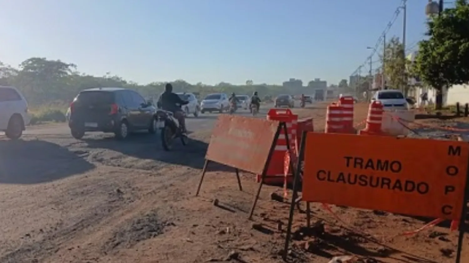 Viaducto elevado. Inician trabajos en Luque 