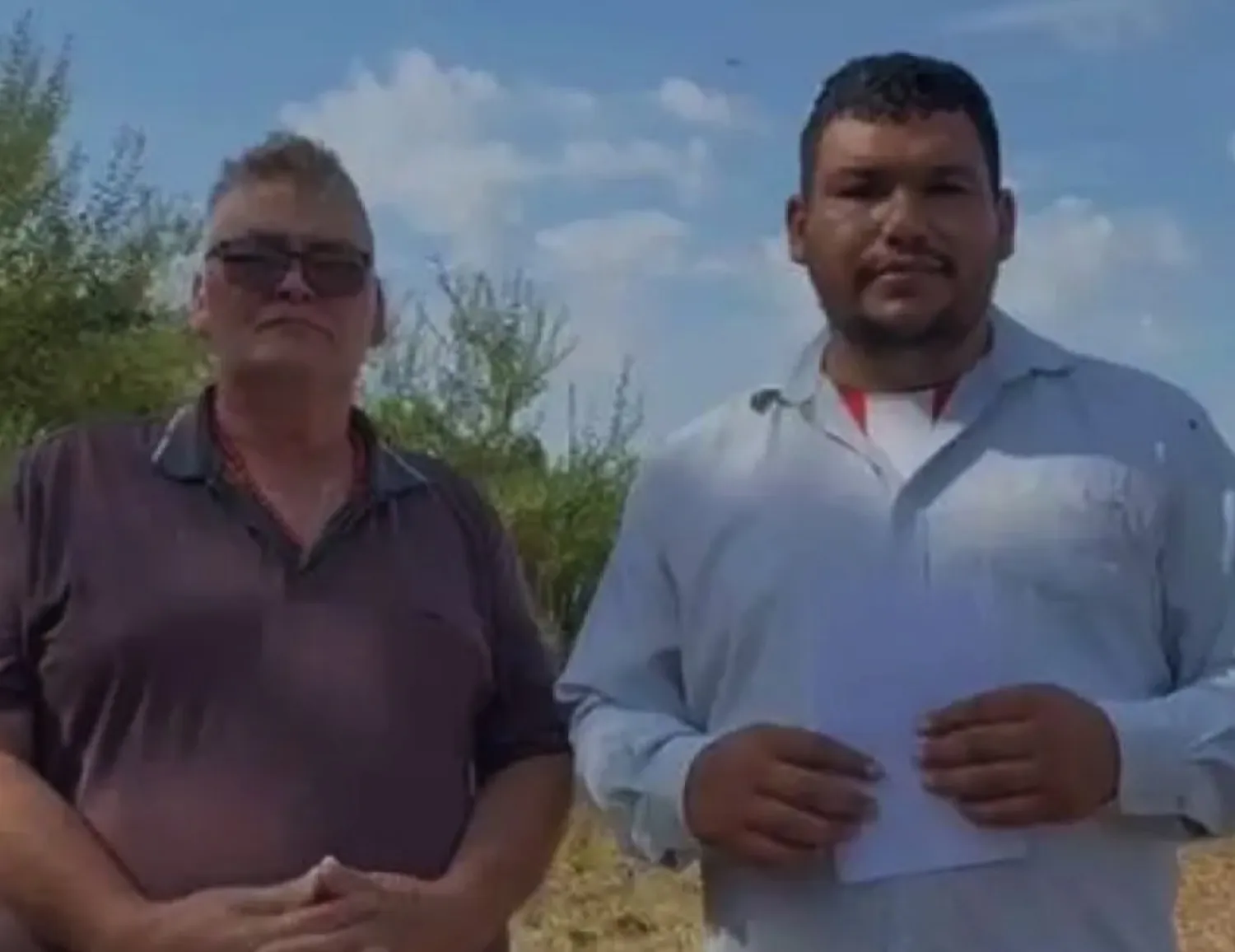 Familiares del secuestrado en Curuguaty emitieron un mensaje. 